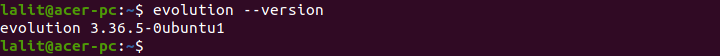 evolution version