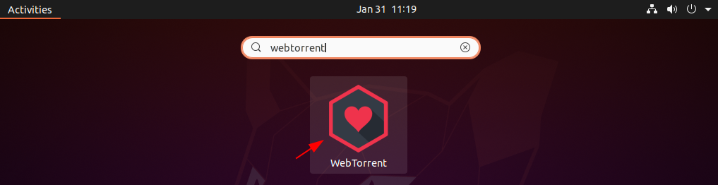 webtorrent launch