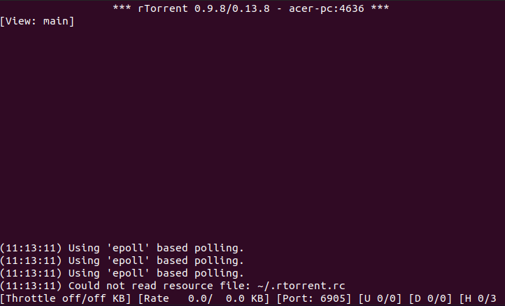 rtorrent