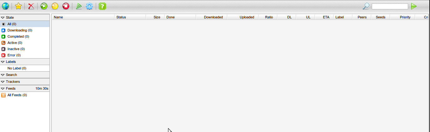 web ui rutorrent