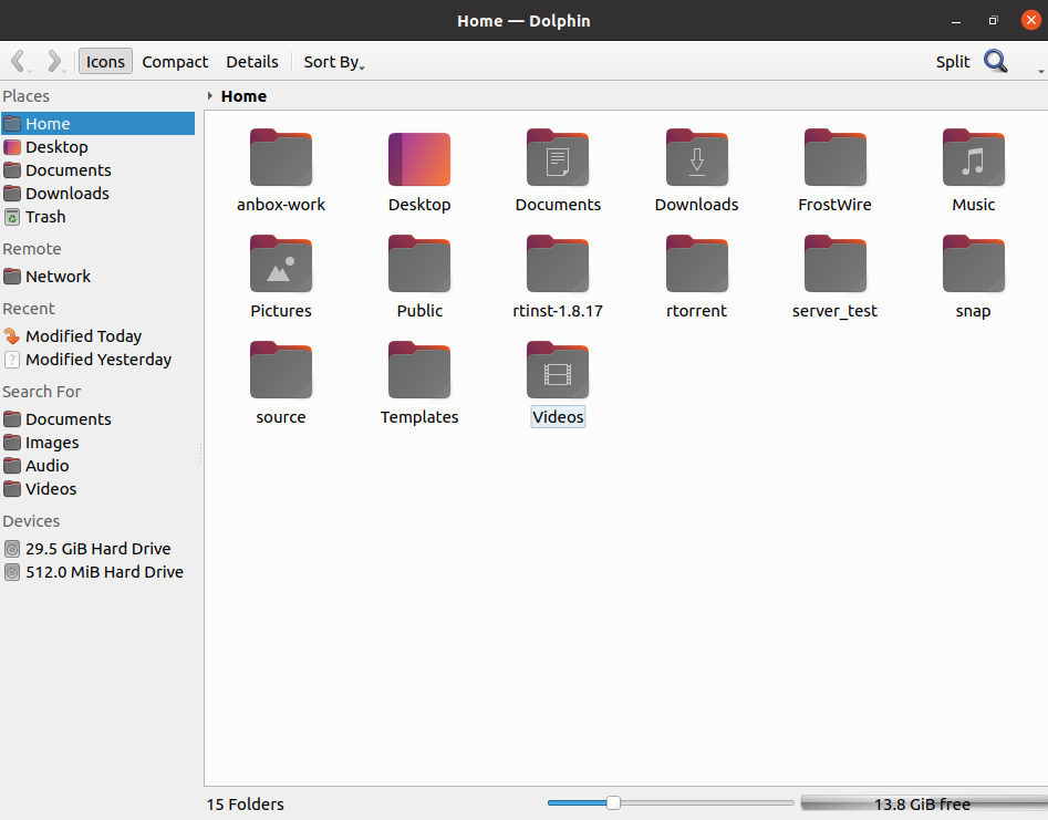 dolphin file manager
