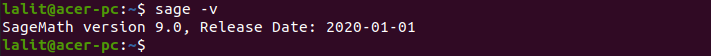 sagemath version