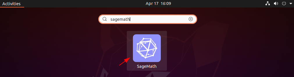 launch sagemath