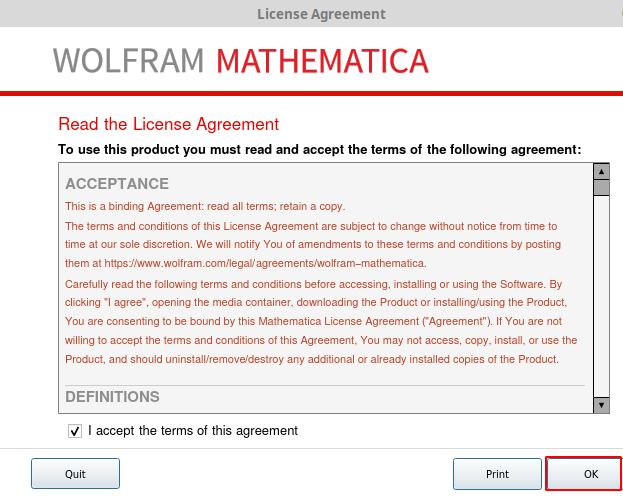 wolfram licence agreement