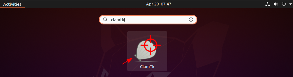 launch clamtk