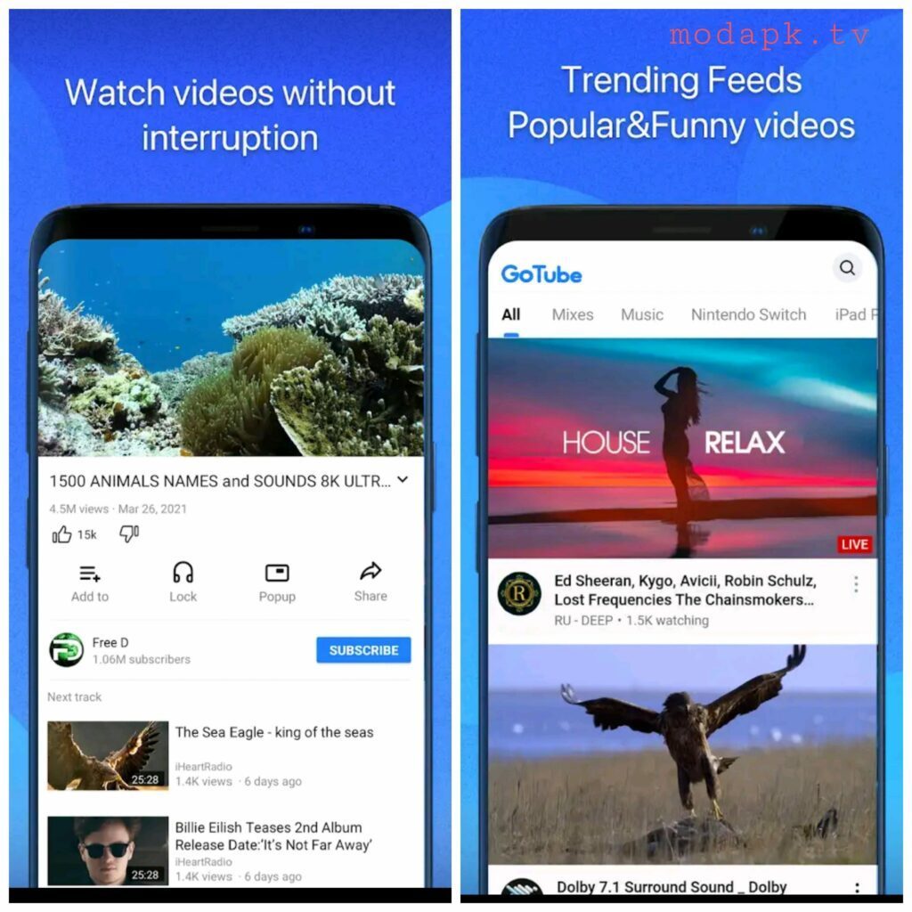 GoTube APK 3 6 60 004 download and Block all Ads