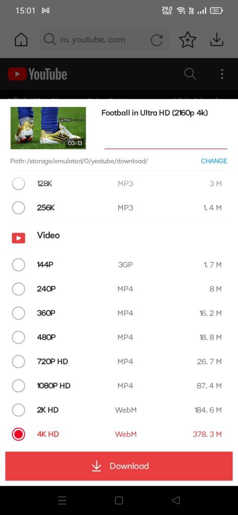 yestube-youtube video downloader