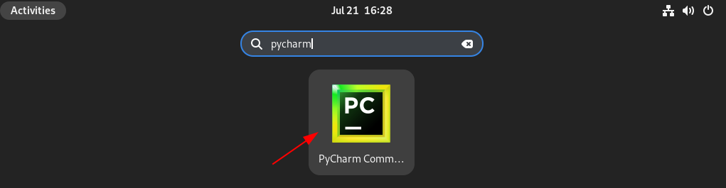 open Pycharm
