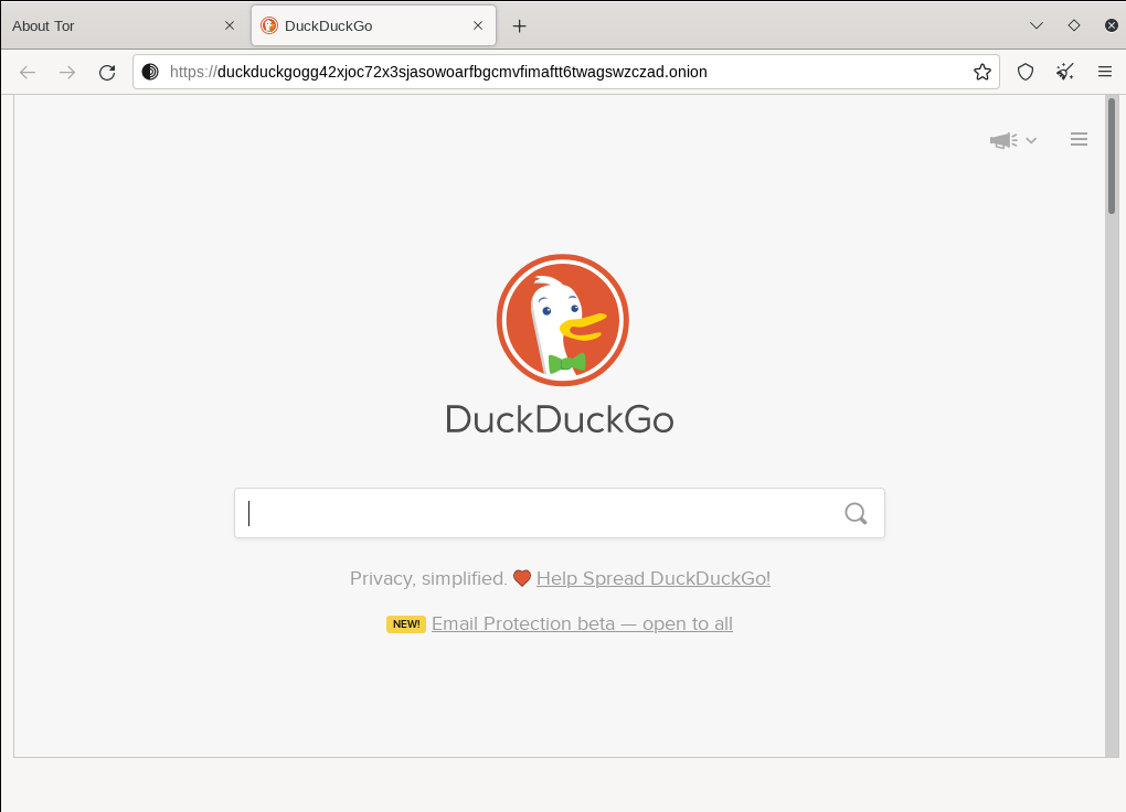 duckduckgo onion site