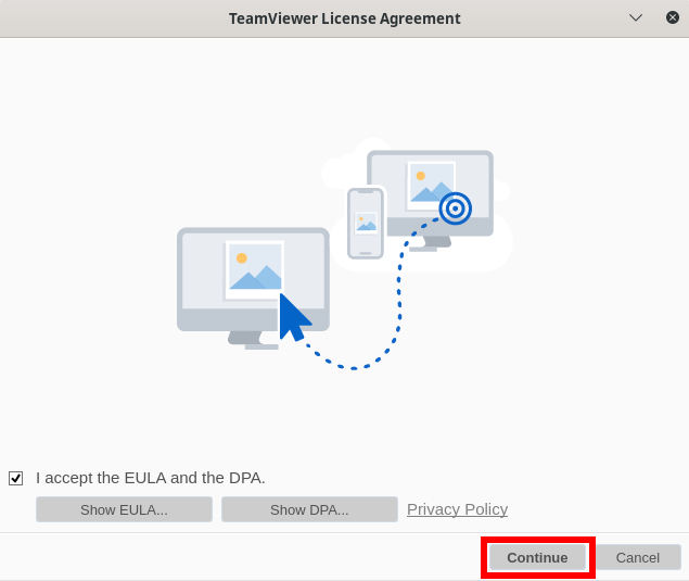 Accept EULA