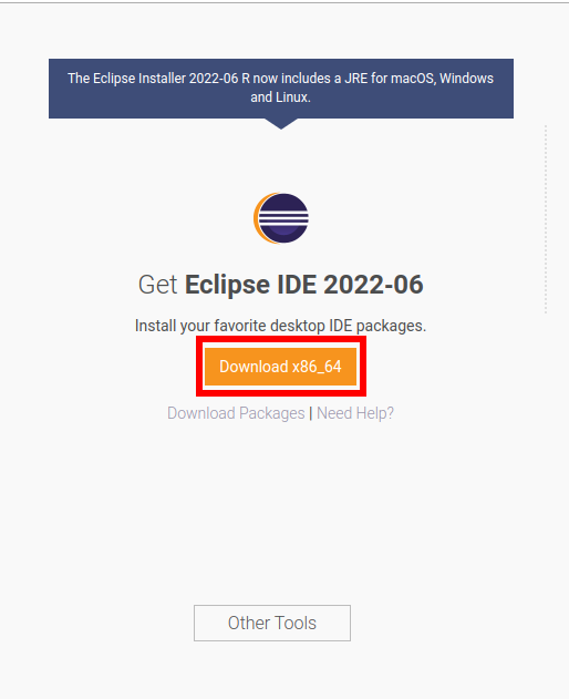eclipse download page
