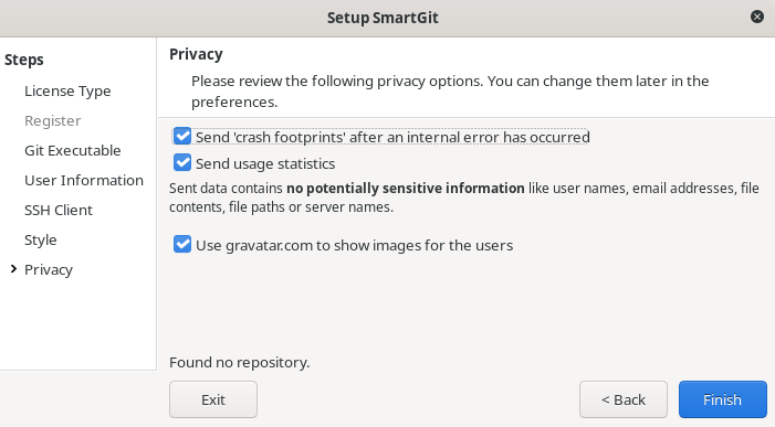 setup smartgit