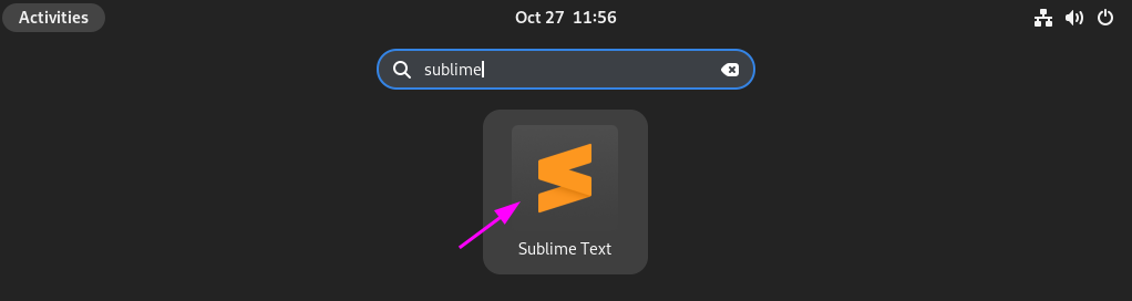 sublime text open