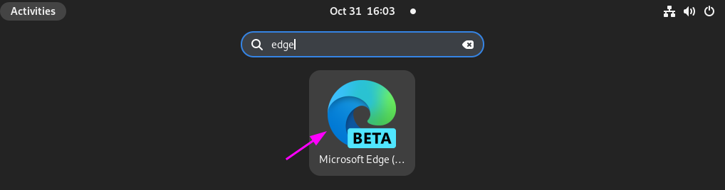 open edge on fedora