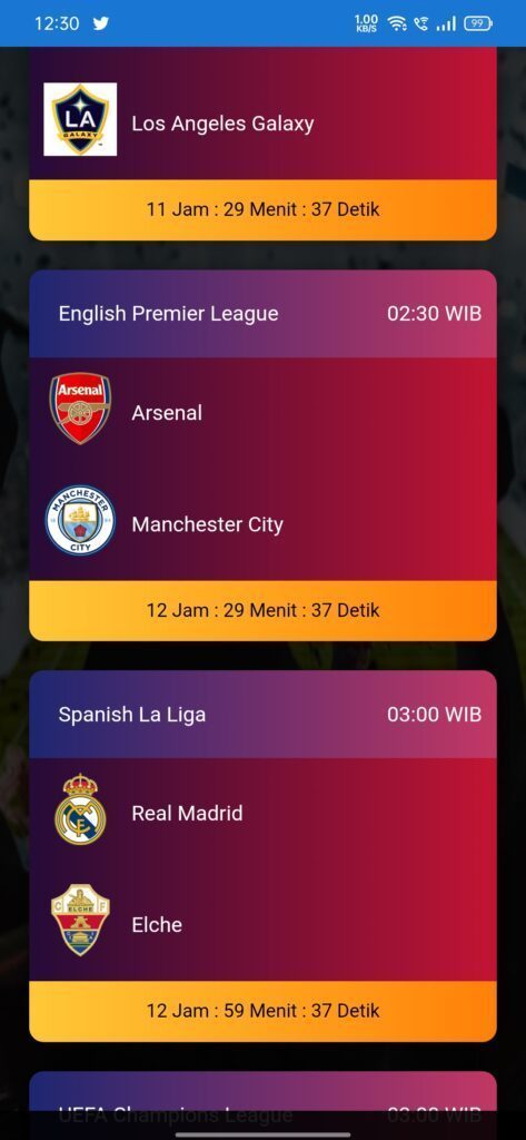 live football matches