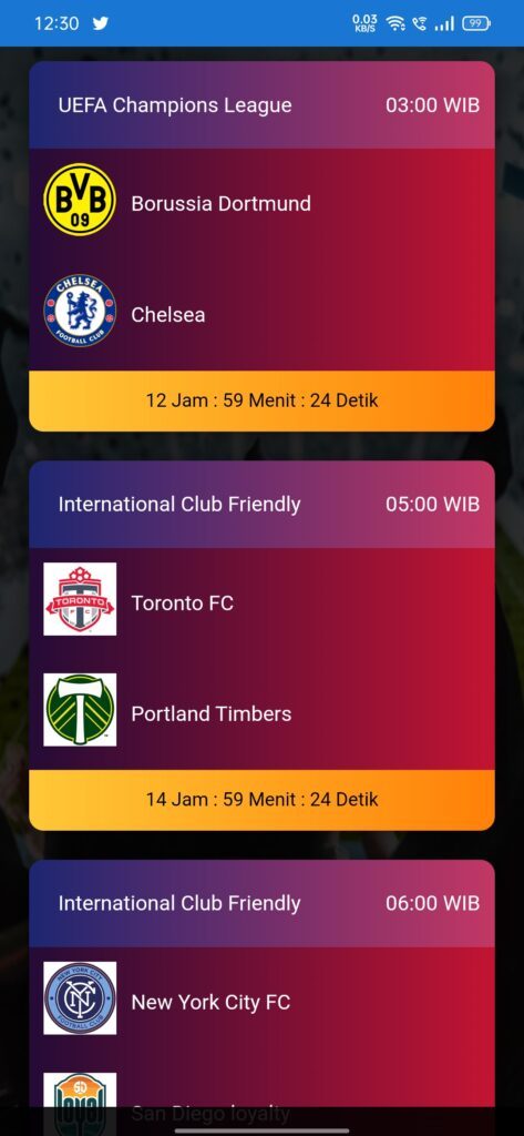 live sports matches and IPTV channels