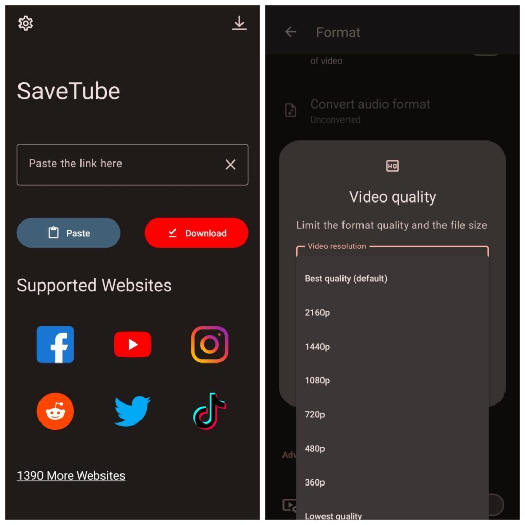 download videos from youtube, facebook, instagram