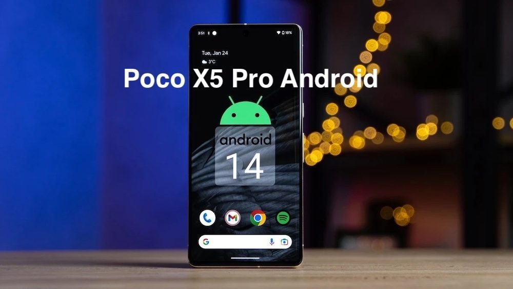 Android 14 for Poco X5 Pro 5G