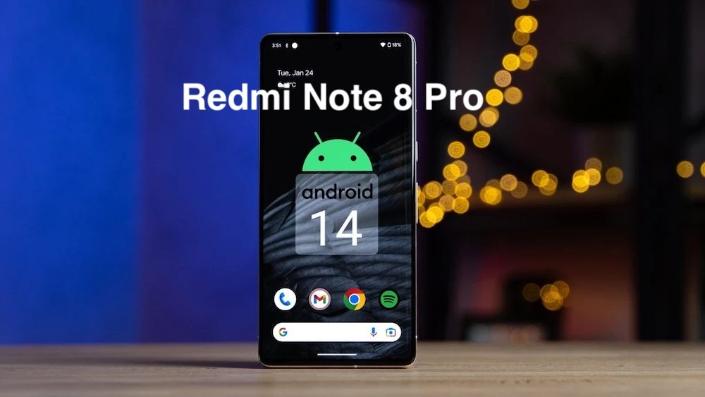 Android 14 for Redmi Note 8 Pro
