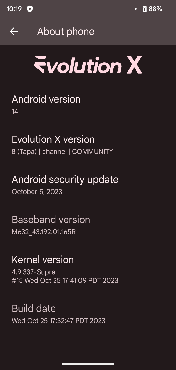 Moto G7 Play Evolution X Android 14