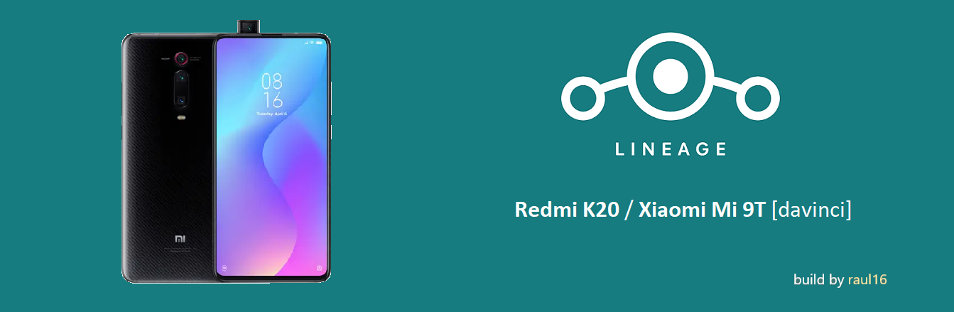 Android 14 LineageOS 21 for Redmi K20 / Mi 9T