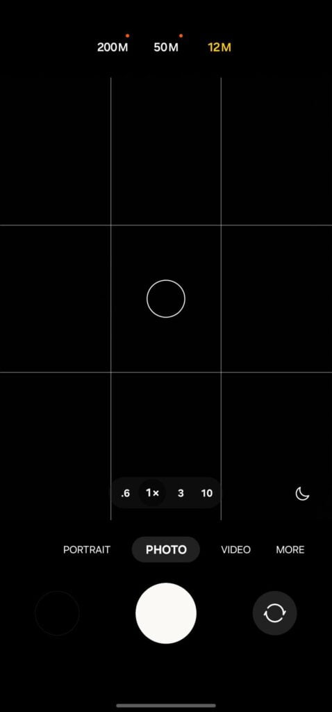 photo mode on One UI camera