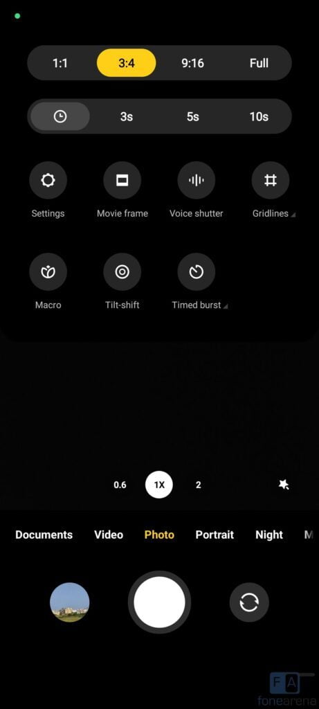 photo features on poco camera